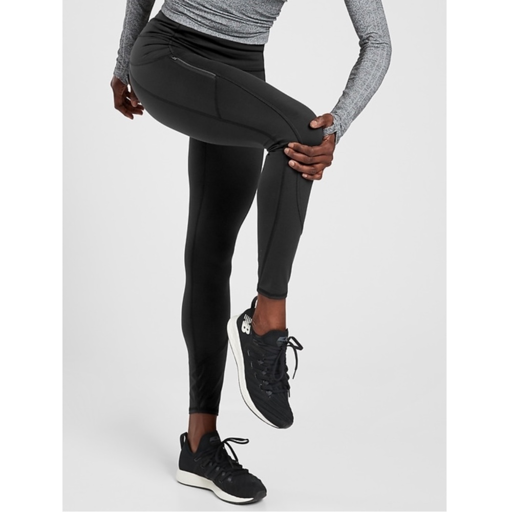 NWT Athleta Rainier Workout Tight Black #487745